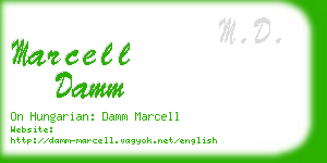 marcell damm business card